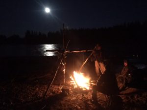 Campfire after Paddle